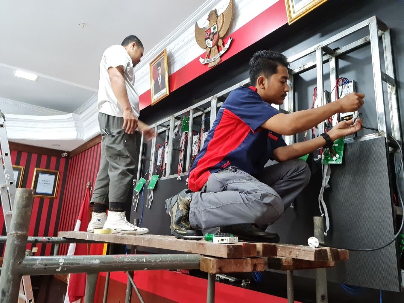 Videotron Indoor P2.5 Aula Pemkab Sanggau
