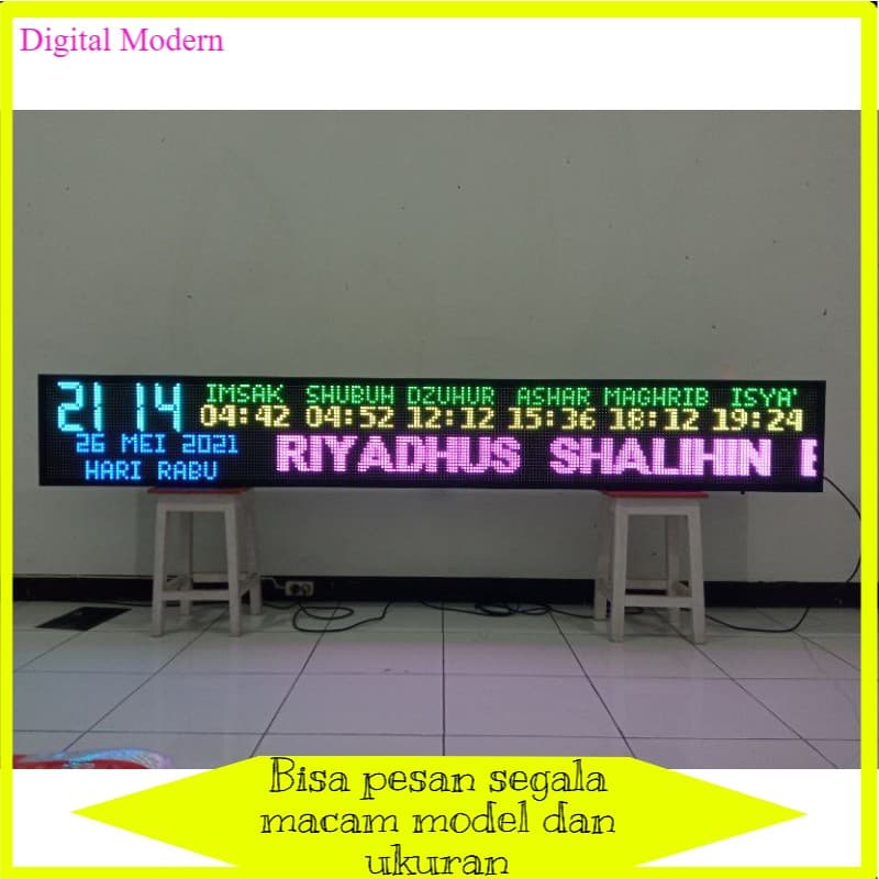 Running Text Masjid Full Warna P10